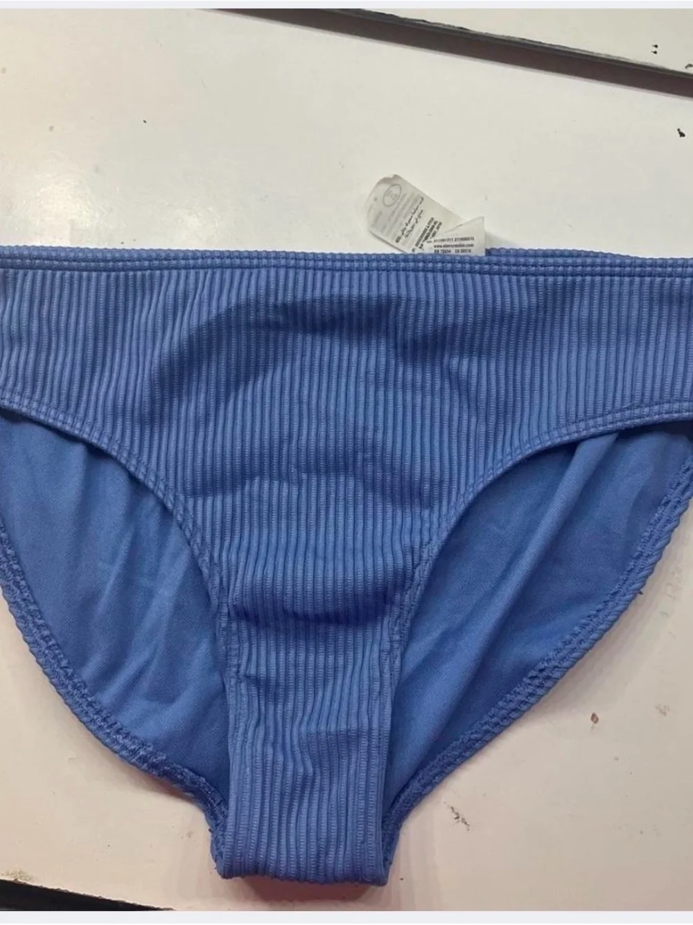 abercrombie kids Light Blue Ribbed Swim Set